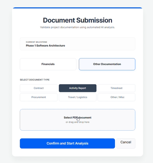 Advanced filtering sidebar showing funding source breakdown and real-time project status filters